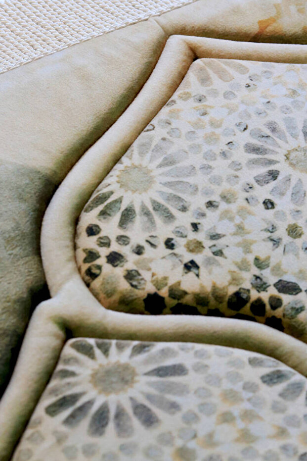 Bej Kapitone Süngerli Seccade - 3