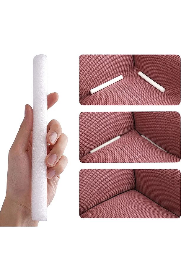 Sünger Çubuk 8 Adet Koltuk Örtüsü Koltuk Kılıfı Oval Sandalye Örtüsü Sıkıştırma Aparatı( 30-35 ) Cm - 2