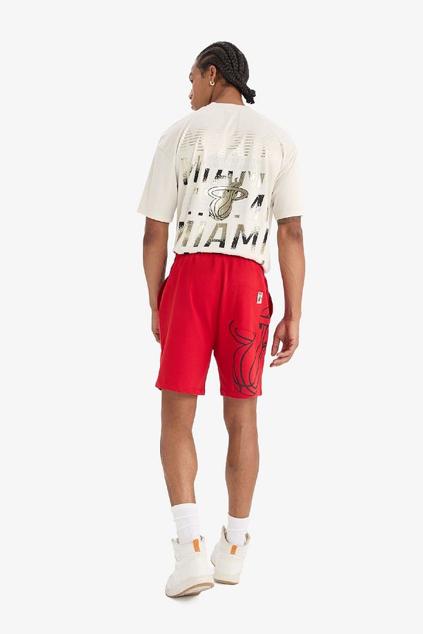 Fit Nba Miami Heat Standart Fit Kısa Paça Şort E2344ax25sp - 7