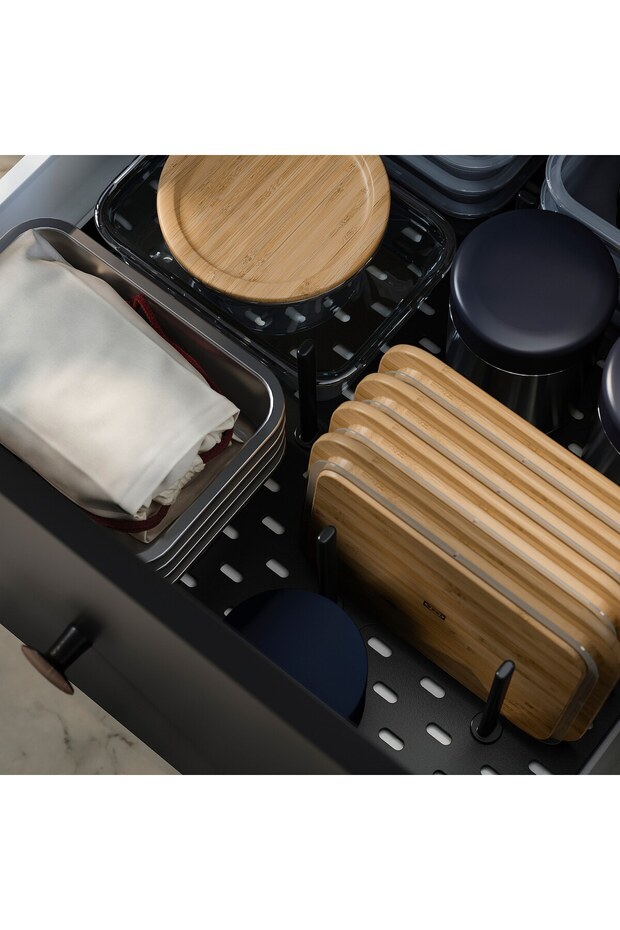 غطاء، دائري/خيزران - 6