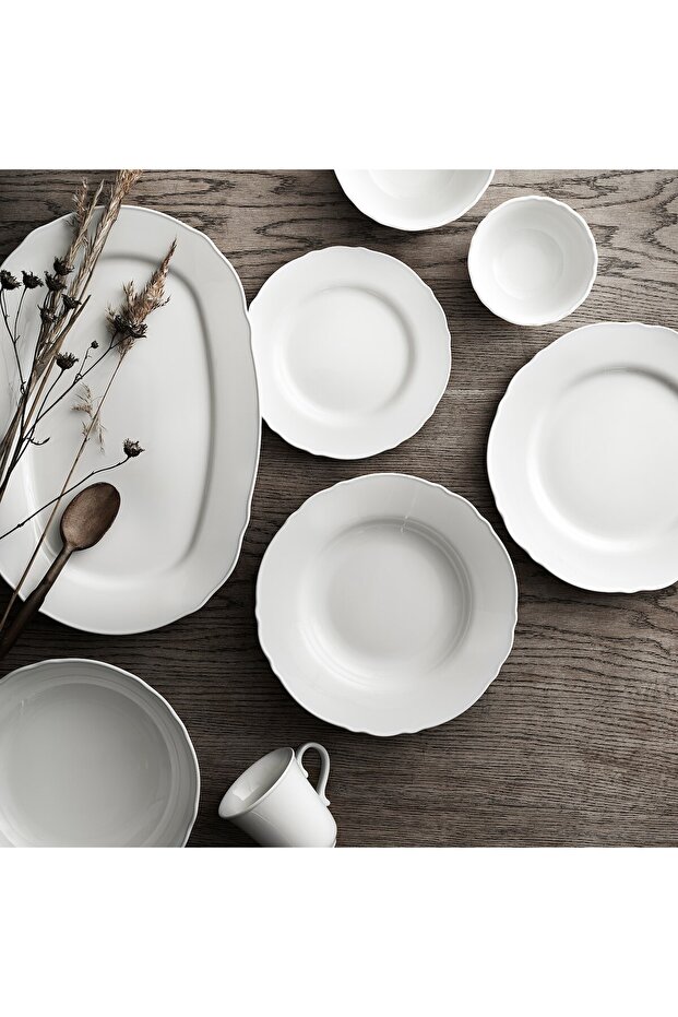 Plate, white, 28 cm - 5