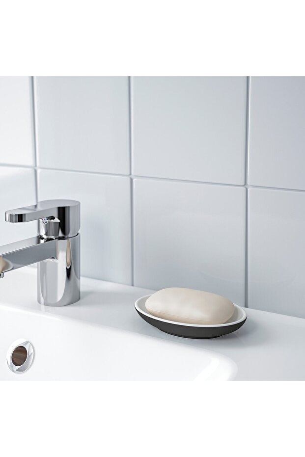 Soap dish, dark grey - 2