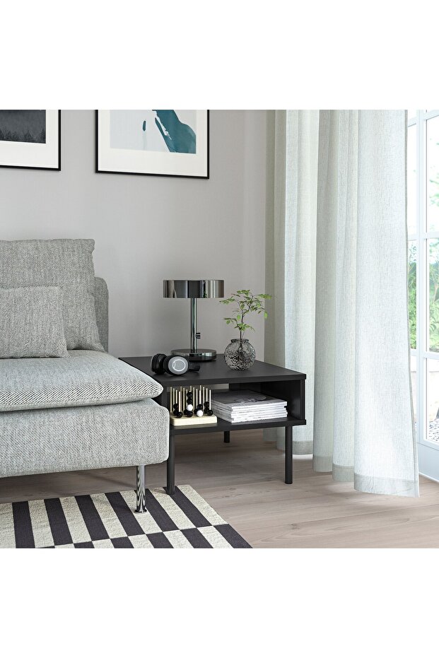 Side table, anthracite, 70x50 cm - 4