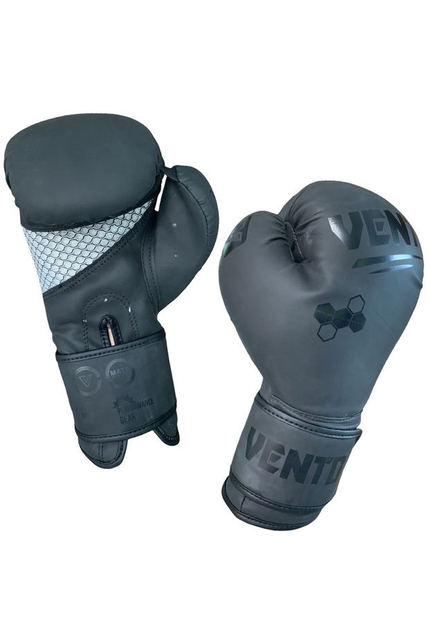 Performance Boks ve Kick-Boks Eldiveni Siyah 12 oz - 4