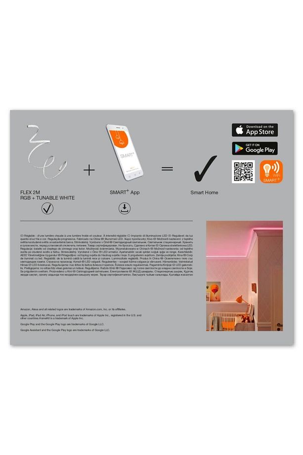 Ledvace Smart Led 8,5w Rgbw 640lm 2 Metre Wıfı Kontrollü Led Şerit - 2