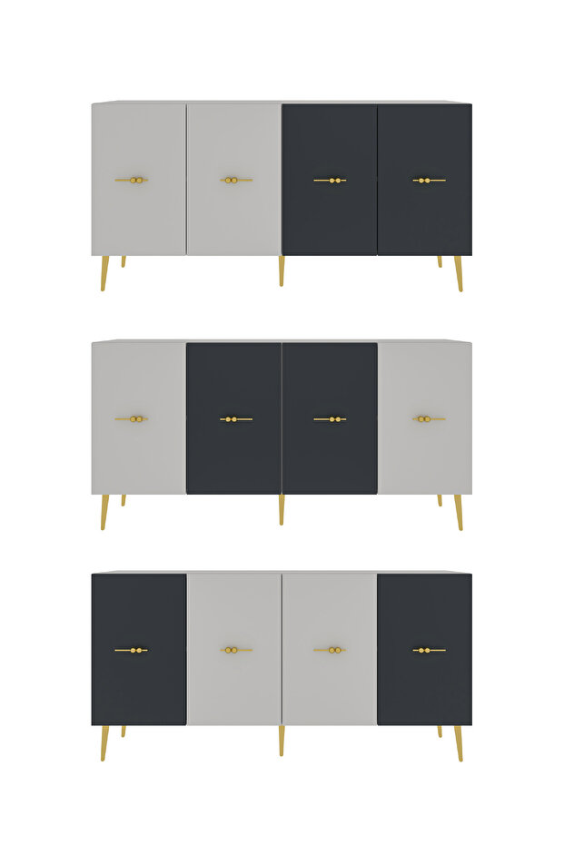 LOOPDD (KB150) KONSOL BEYAZ-ANTRASİT - 3