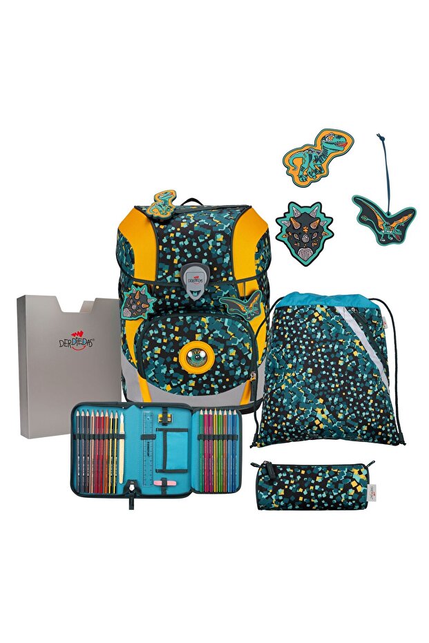 Set ghiozdan ErgoFlex Tiny School 6 piese - 1