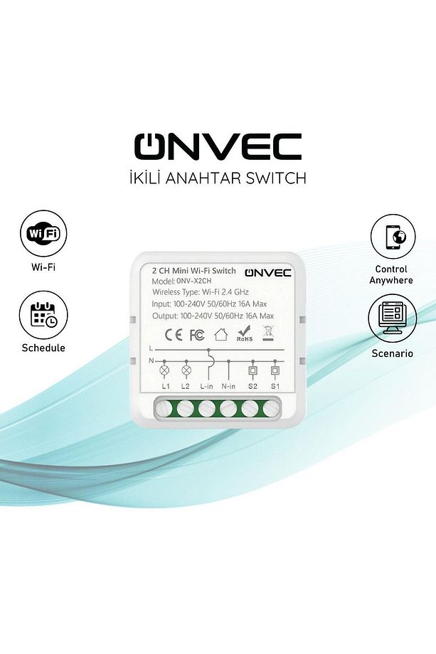 Smart Ikili Anahtar Switch - 1