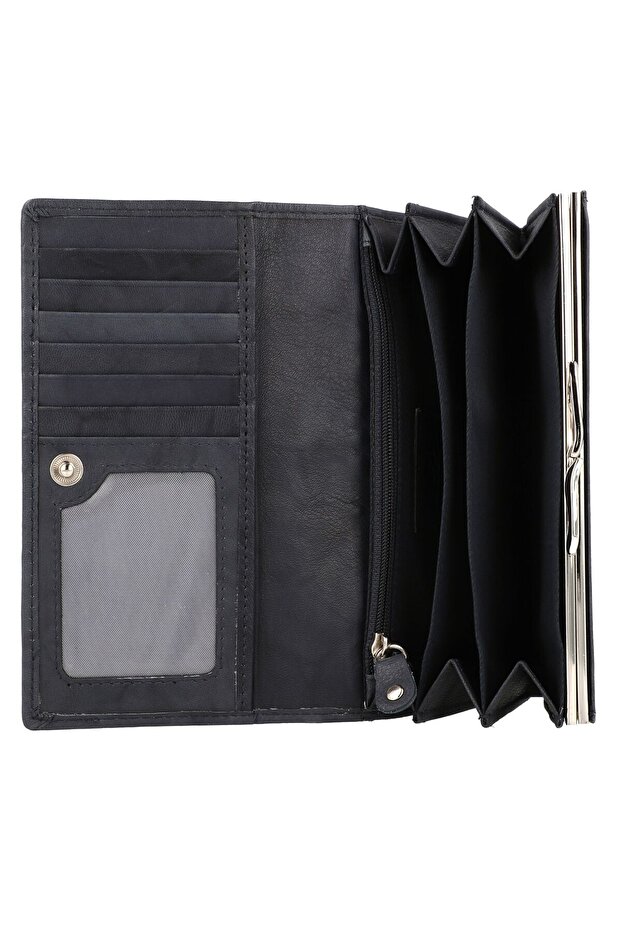 Basic Geldbörse RFID Leder 17 cm - 5