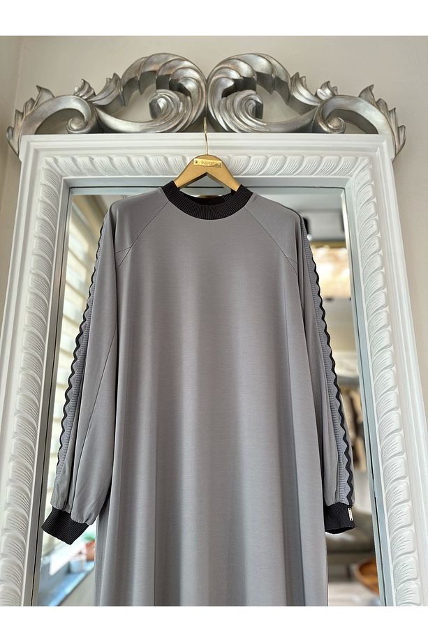 İNVEE 7901 Antrasit Elbise - 1