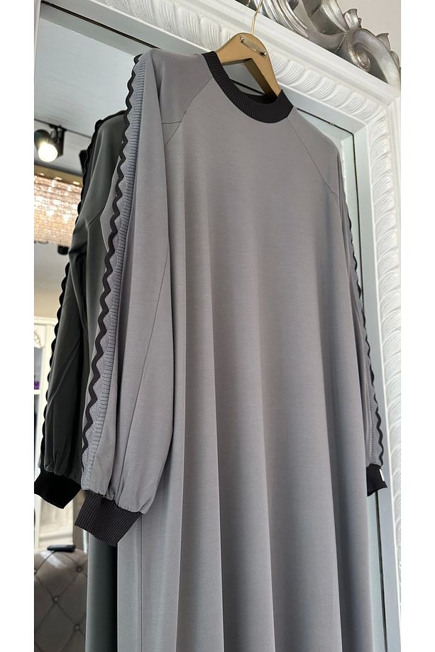 İNVEE 7901 Antrasit Elbise - 3