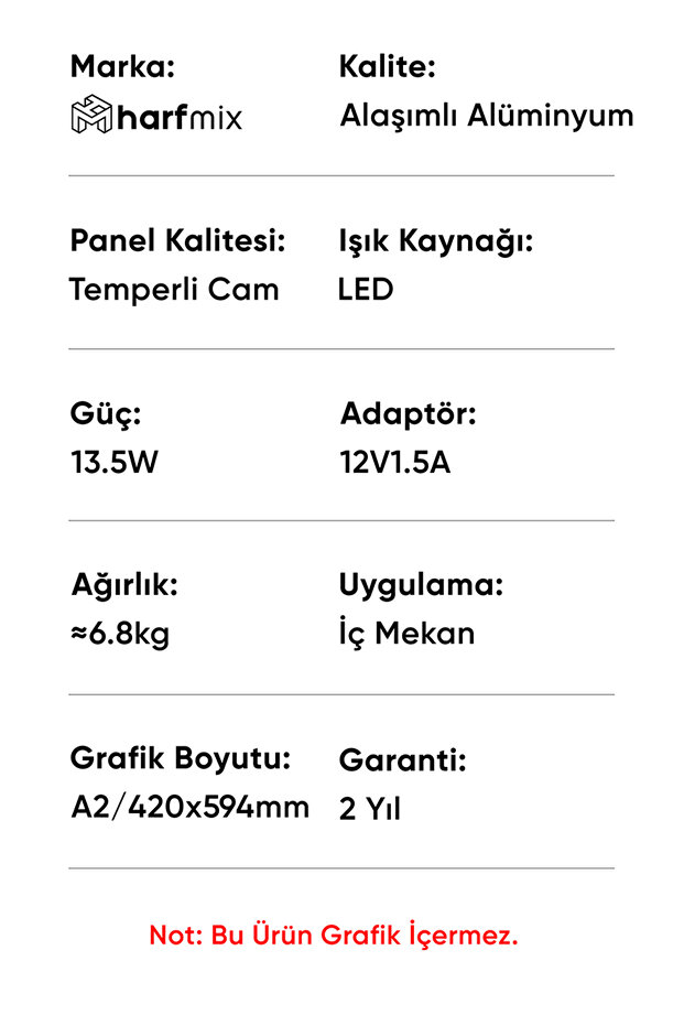 Ayaklı Lightbox tabela - 4