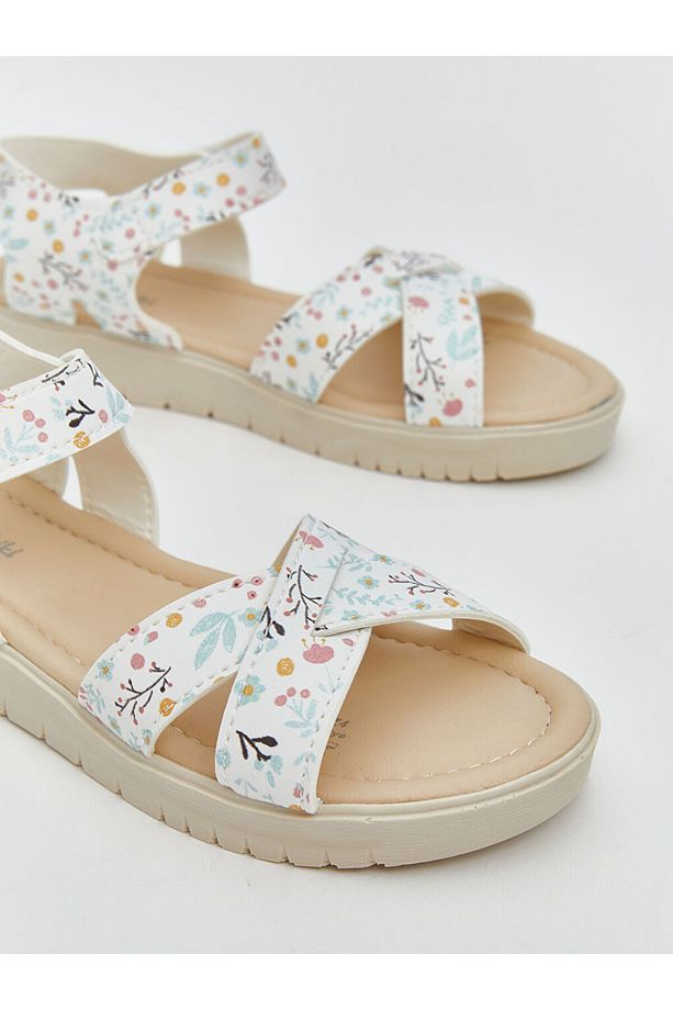 LCW STEPS Ekru Bilekten Bağlamalı Kadın Sandalet - 3