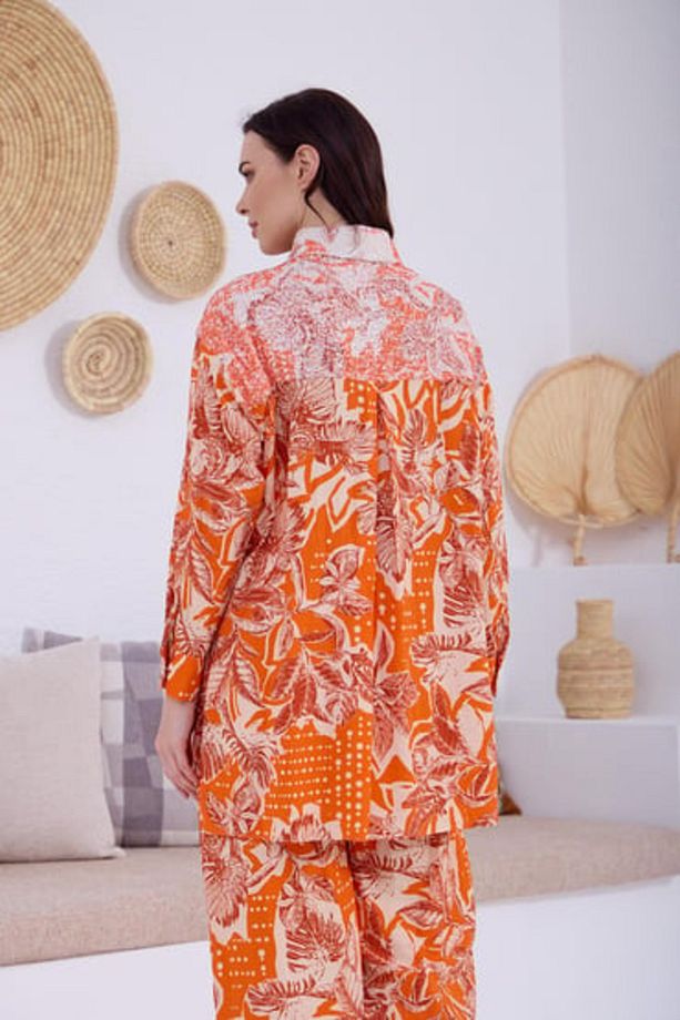 Marwa by moodbasic PULPAYETLİ DESENLİ TAKIM - 3