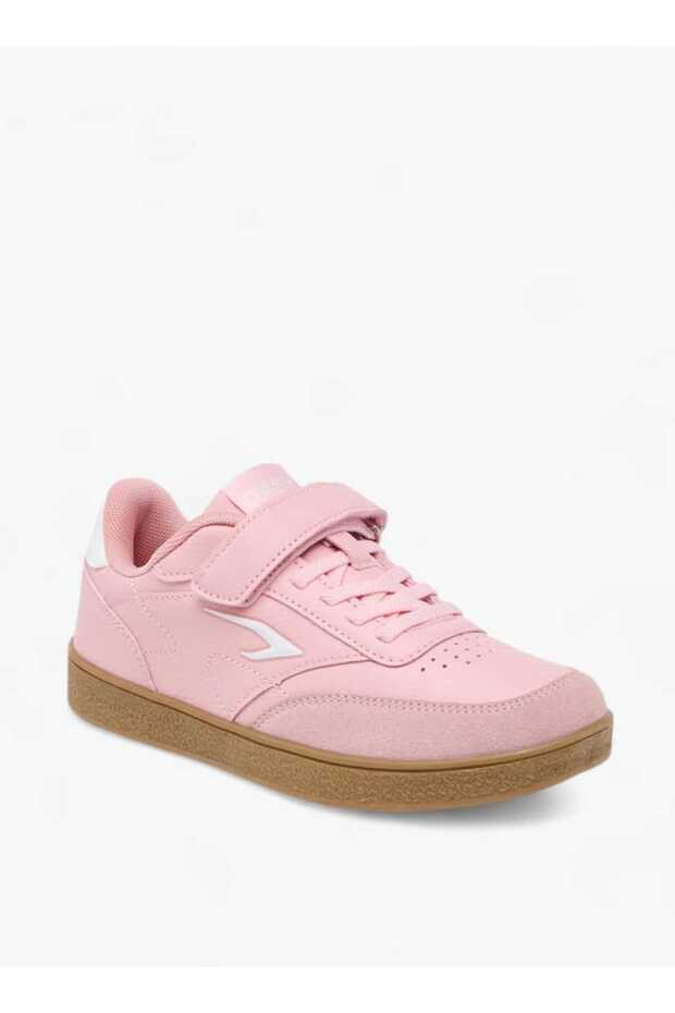 Dash Panelled Sneakers with Hook and Loop Closure - 2