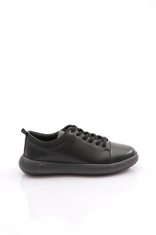 Men's Lace-Up Sneaker Shoes Black Benfica 3144328