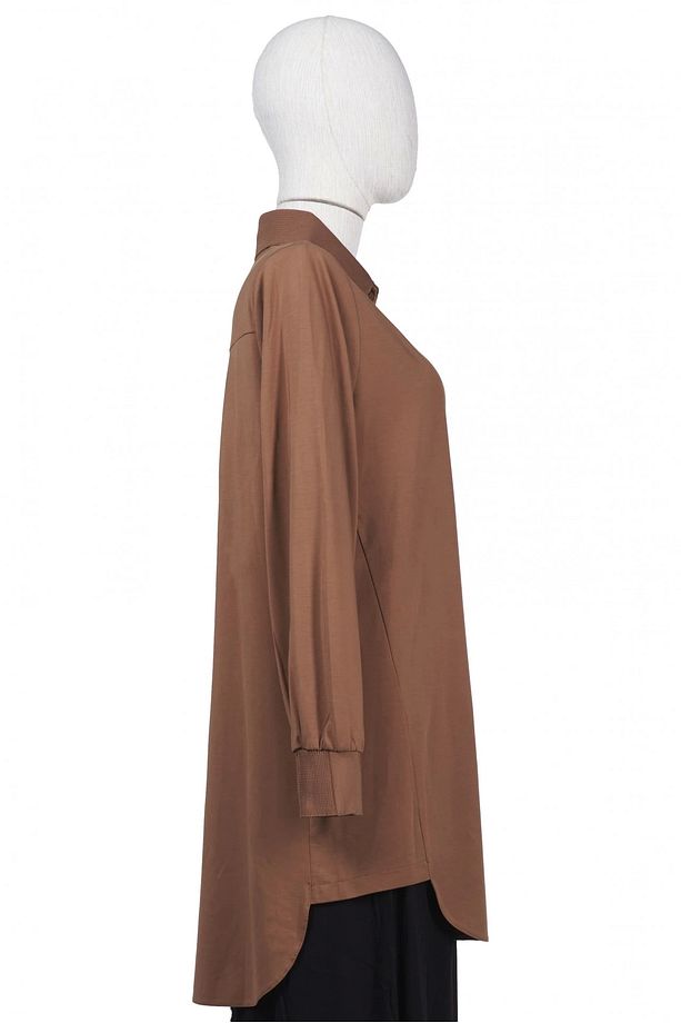 İNVEE 6926 Kahve Tunik - 2