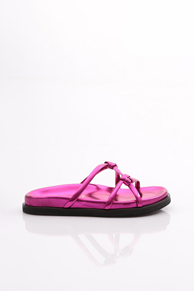 3005 Women's Thin Strap Slippers Fuchsia Signora