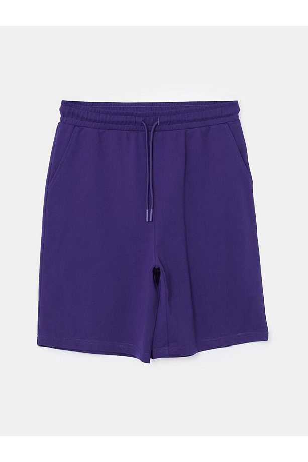 LCWAIKIKI Classic Beli Lastikli Kadın Şort - 1