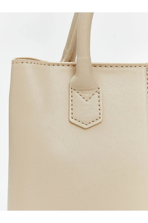 LCW ACCESSORIES Bej Çıkarılabilir Askılı Kadın Omuz Çantası - 3