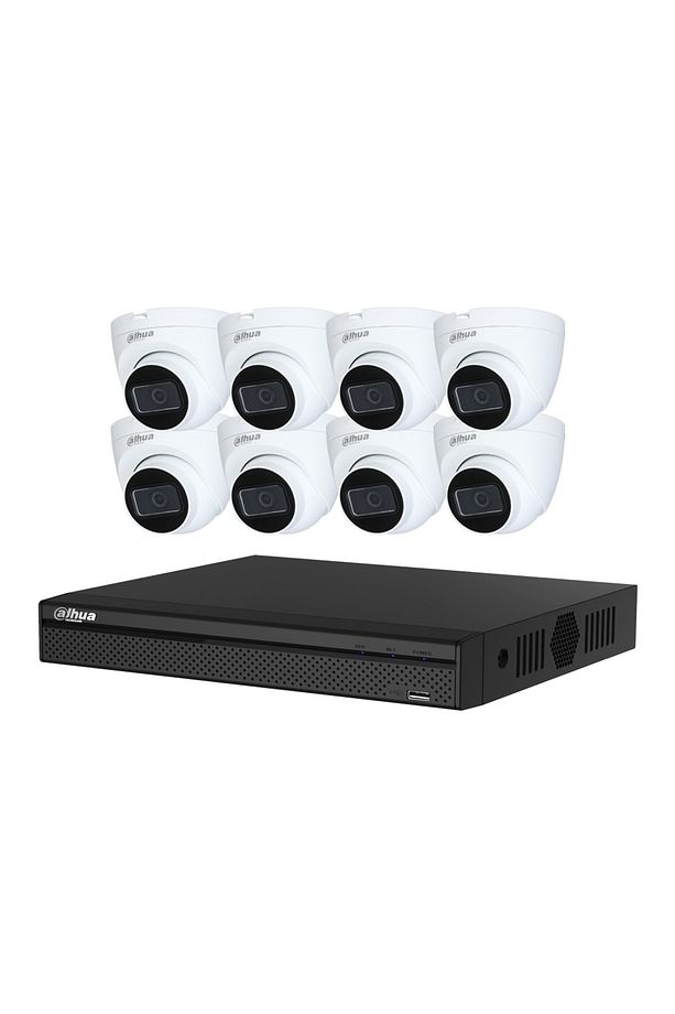 8 Kameralı 2 Mp İP Kamera Seti Kuruluma Hazır - 1