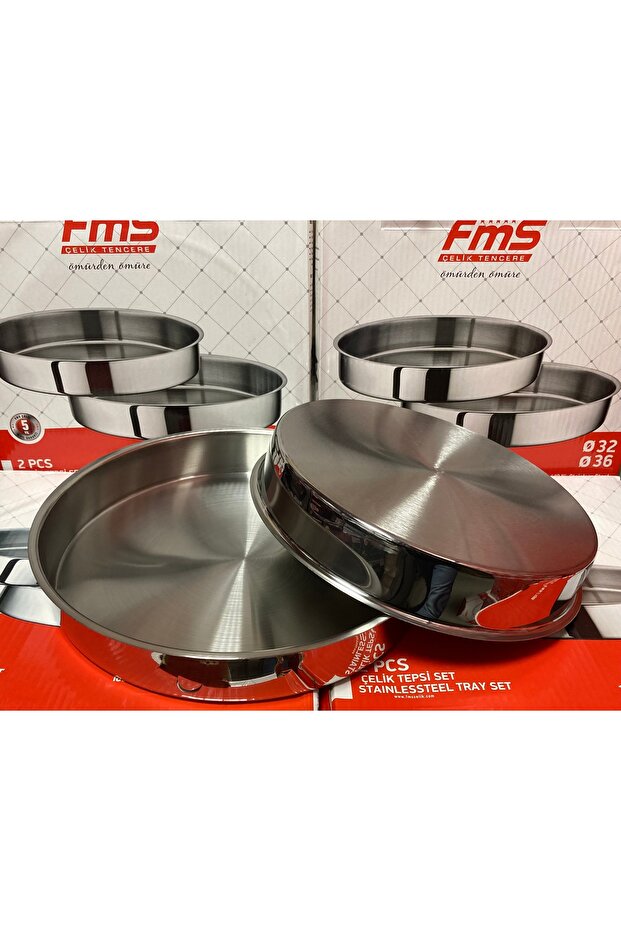 ÇELİK 2Lİ FIRIN TEPSİ - 2