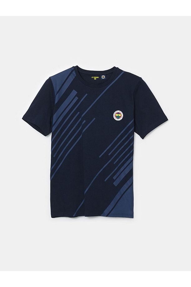 LCW Standart Kalıp Baskılı Erkek Şortlu Pijama Takımı - 6