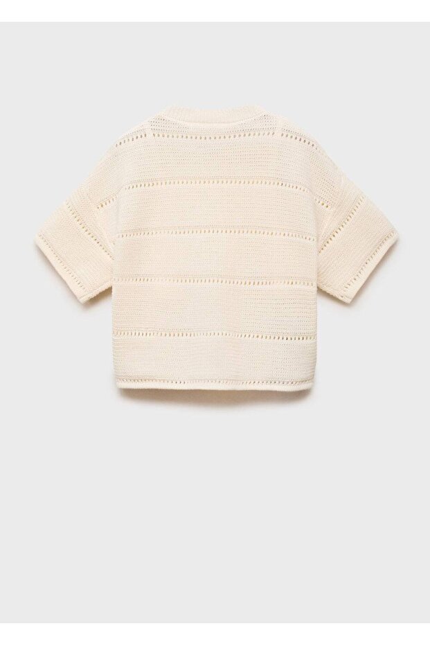 Pullover mit Häkeldetails - 2