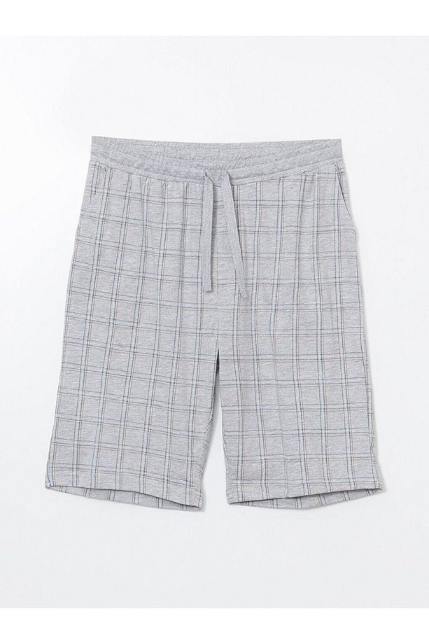 Standart Kalıp Erkek Pijama Alt Şort - 1