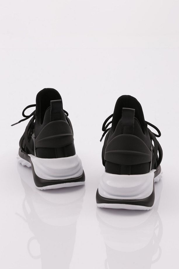 Kadın Bağcıklı Sneaker Ayakkabı Siyah 1553363 - 3