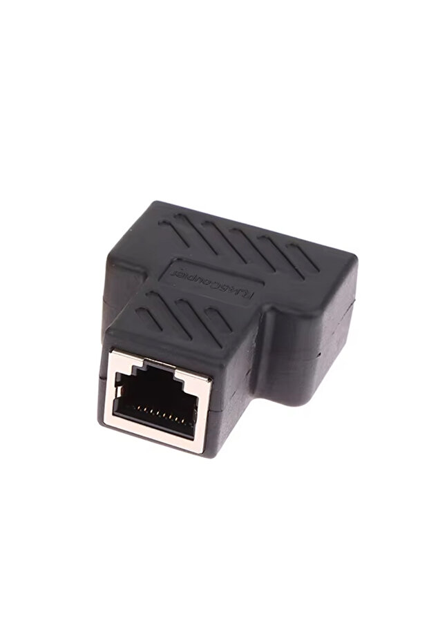 TAK ÇALIŞTIR İNTERNET GİRİŞİ ÇOKLAYICI RJ45 TO 2X RJ45 DİŞİ SPLİTTER ADAPTÖR - 3