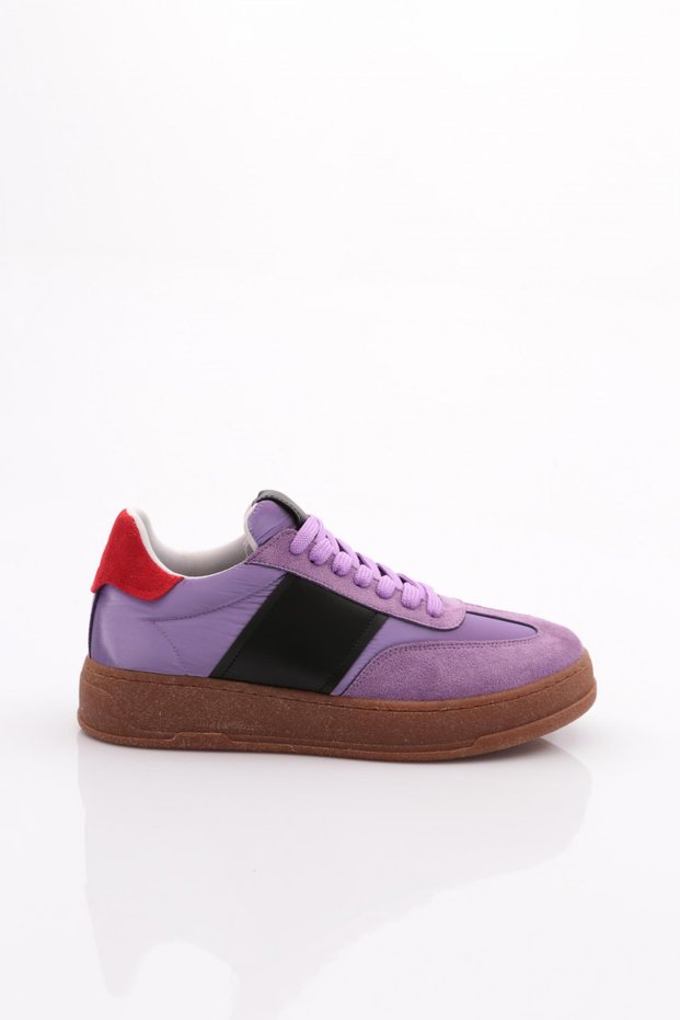 1051 Women's Lace-Up Sports Shoes Purple