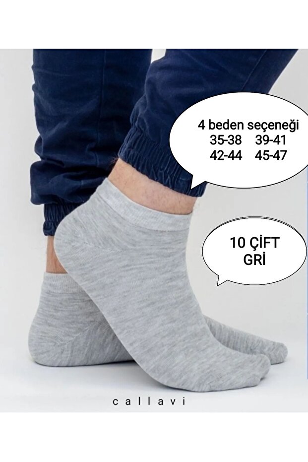 Erkek patik çorap pamuklu 10 çift - 1