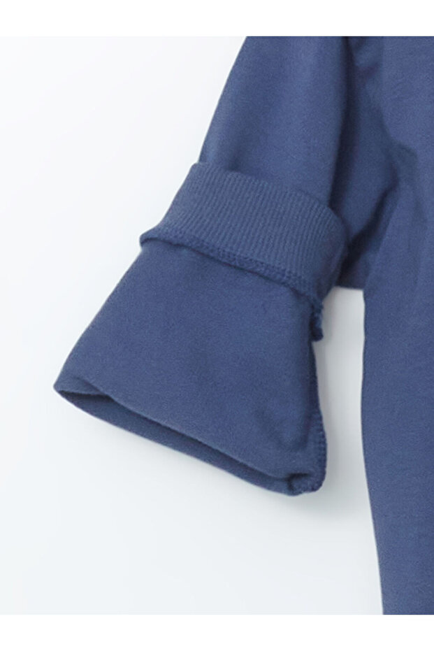 Bisiklet Yaka Basic Erkek Bebek Pijama Takım - 3