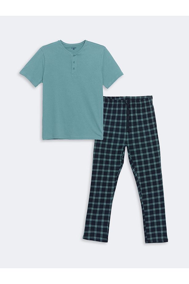LCW Standart Kalıp Erkek Pijama Takımı - 5