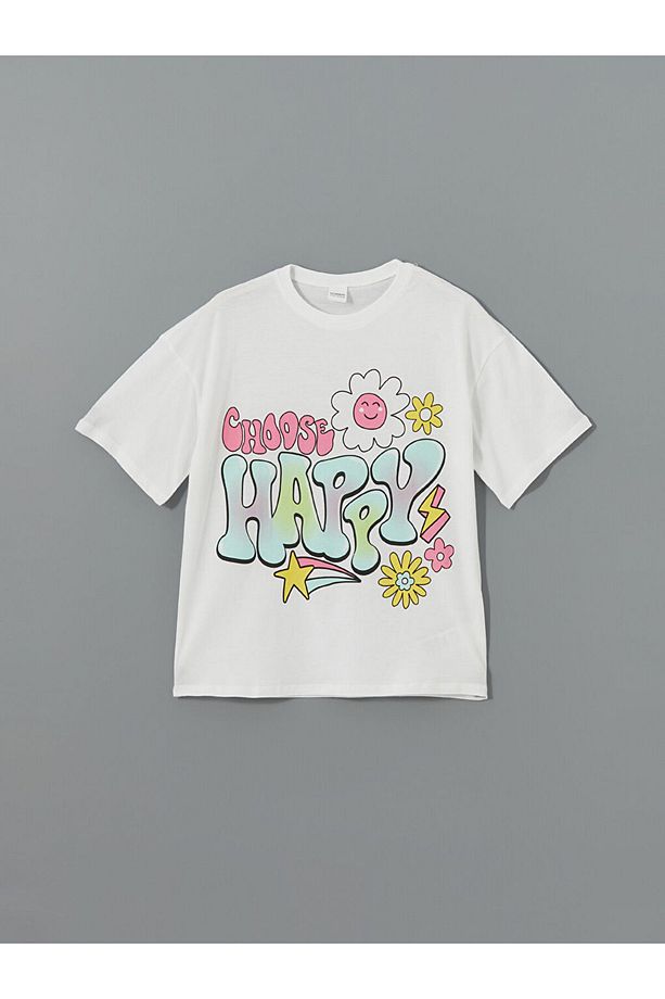 LCW Bisiklet Yaka Kız Çocuk Şortlu Pijama Takımı - 2
