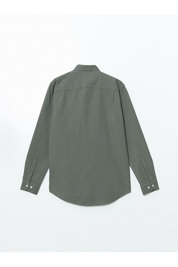 LCWAIKIKI Classic Regular Fit Armürlü Cepli Erkek Gömlek - 2