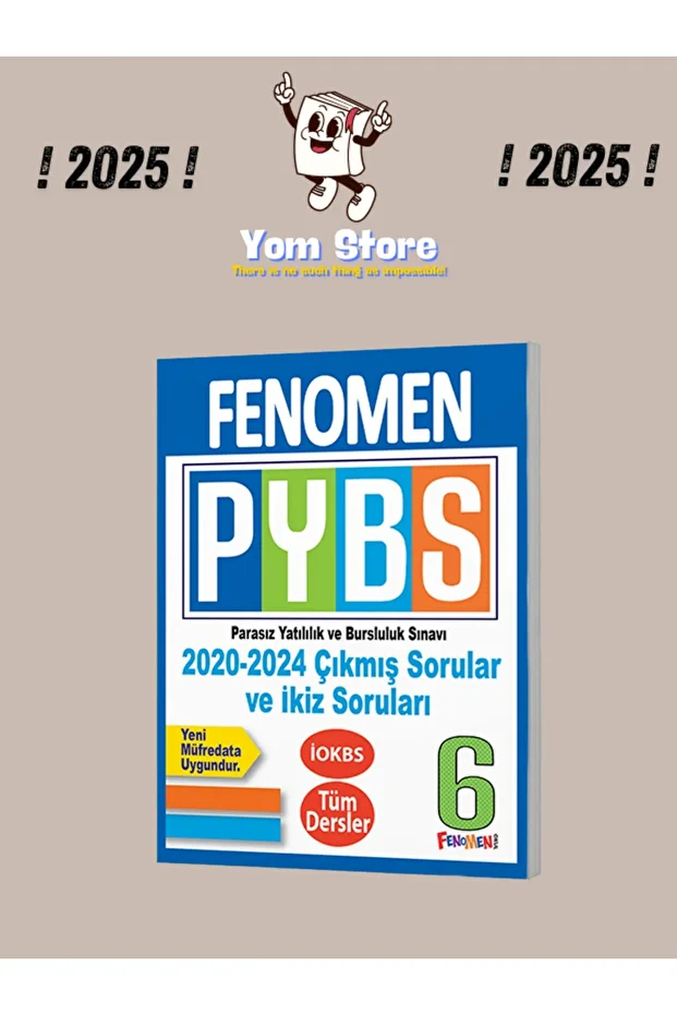 6. Sınıf PYBS 2020-2024 Çıkmış Sorular ve İkiz Soruları Soru Bankası 2025 - 1