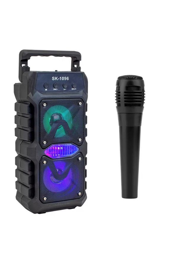 Bluetooth hoparlör mikrofon ışıklı set - 7