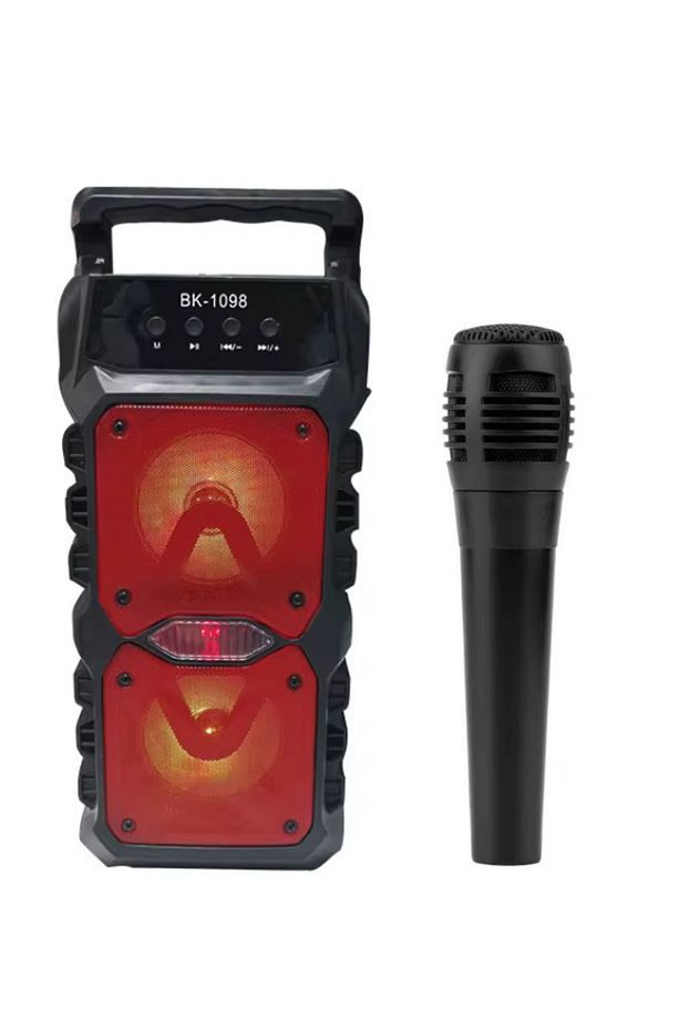Bluetooth hoparlör mikrofon ışıklı set - 5