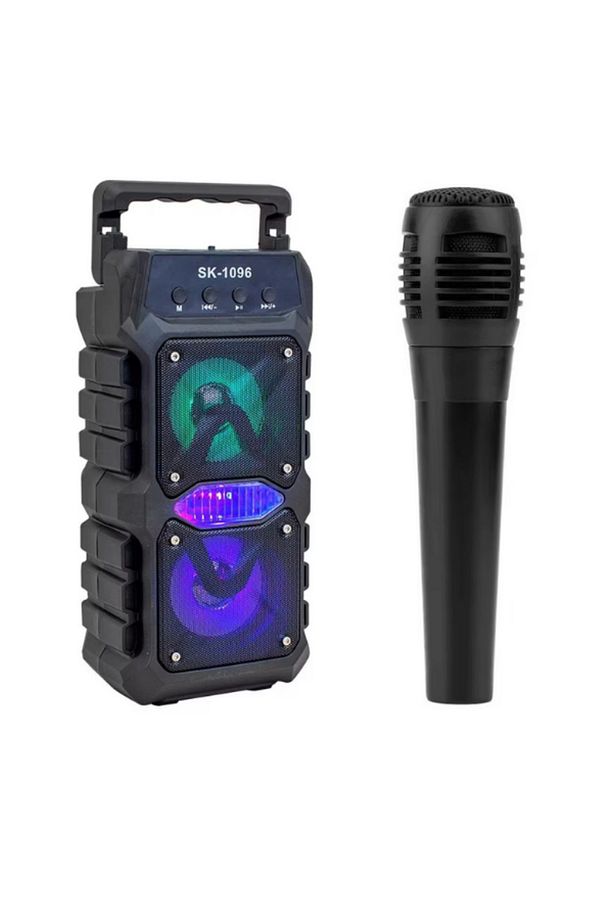 Bluetooth hoparlör mikrofon ışıklı set - 3