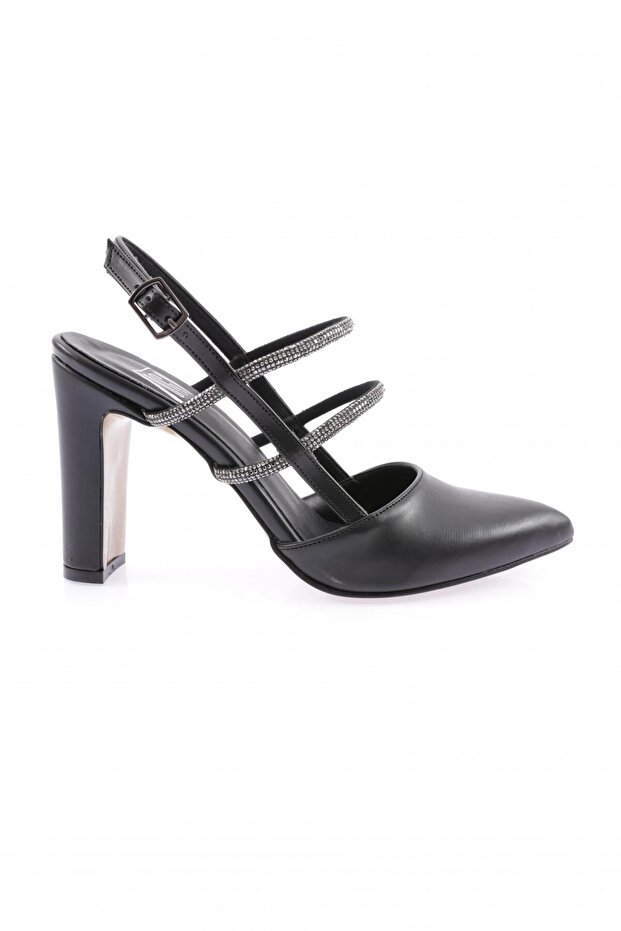 Black Women's Heeled Shoes - 42733910