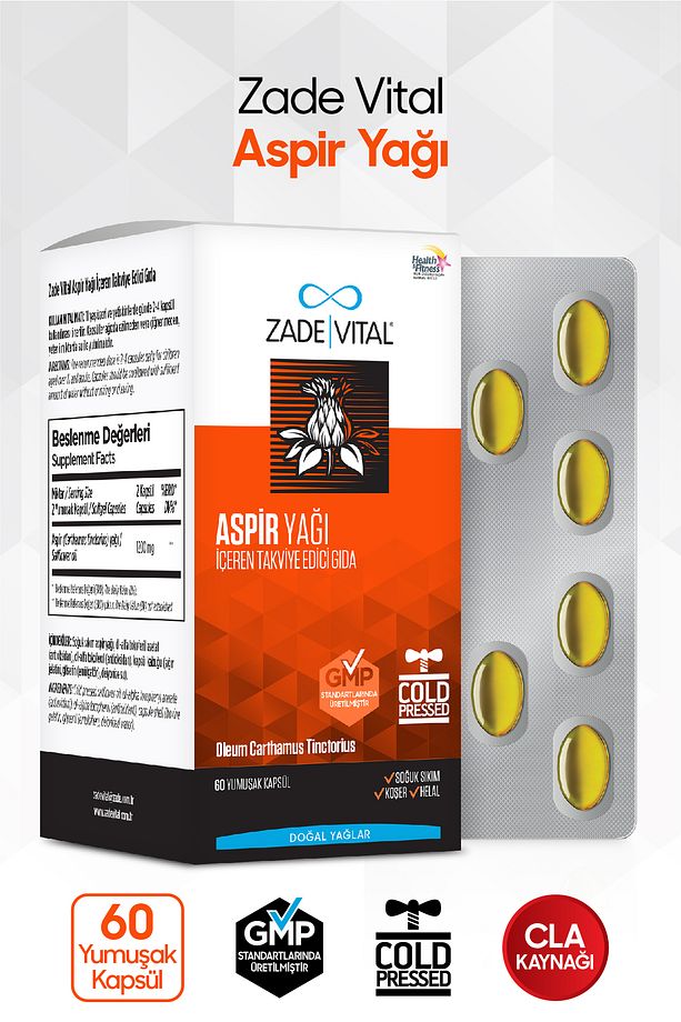 Aspir Yağı (cla) Blister Kutu 600 Mg 60 Kapsül - 6