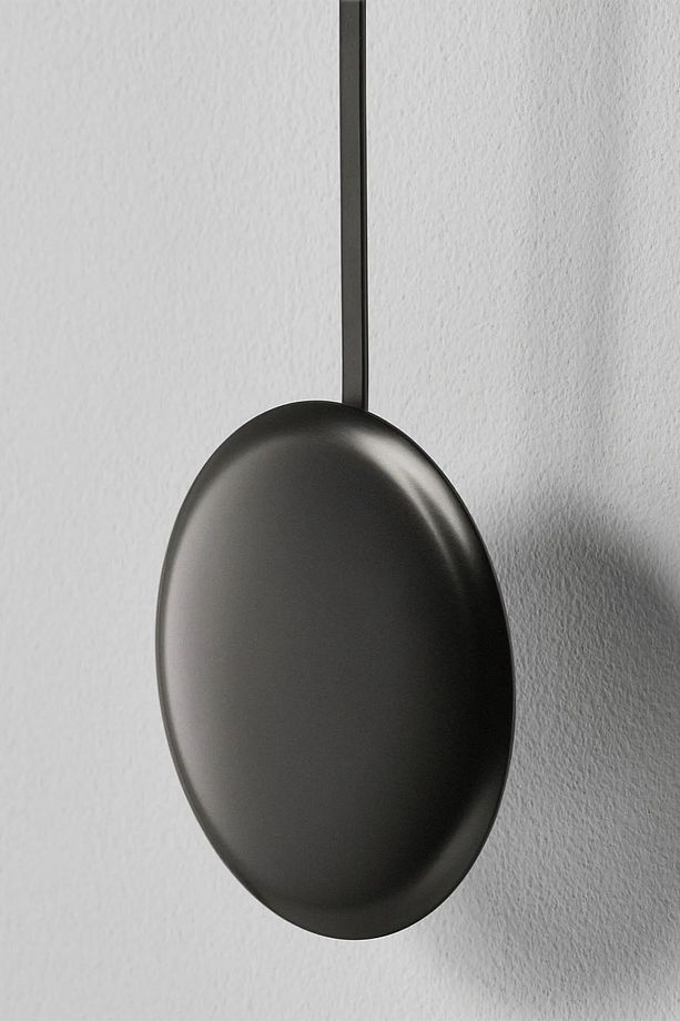 Kuvars Duvar Saati 26cm Siyah MD019 - 5