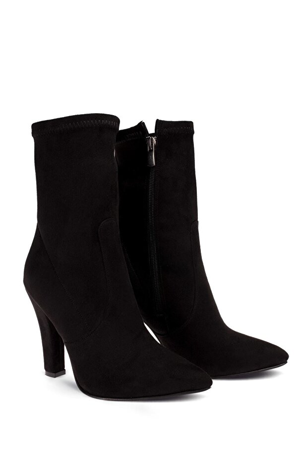 Siyah Kadın Streç Bot - 2