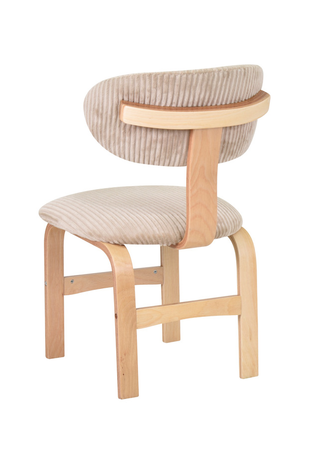 Sofya Naturel Ayak Ahşap Sandalye - 3