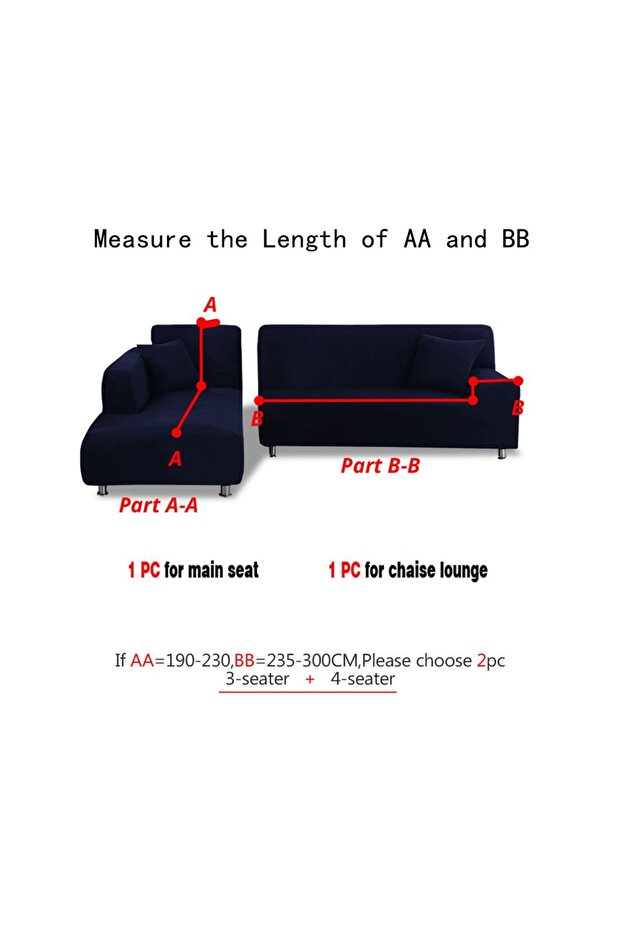 L-shaped Sofa Cover - 7