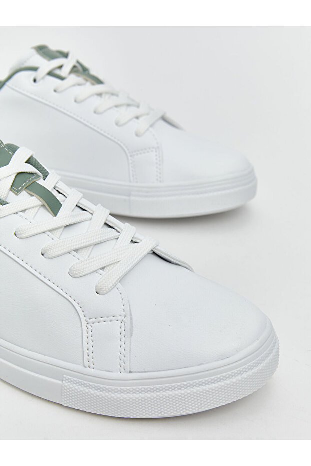 LCW STEPS Beyaz Çiçek Nakışlı Kadın Spor Ayakkabı - 3