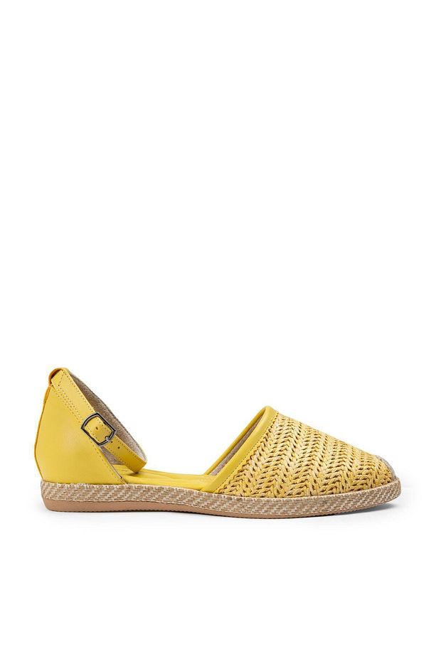 Sarı Espadril Kadın Ayakkabı - 3
