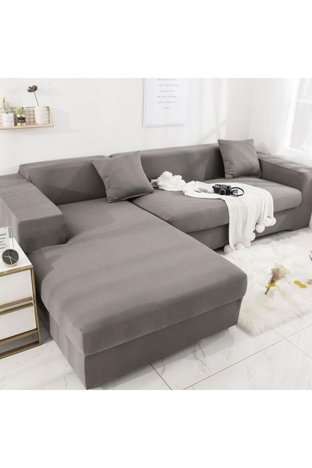 L-shaped Sofa Cover - 3